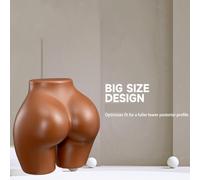 Espositore per manichino a mezzo busto con fianchi per guardaroba al