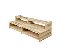 Espositore per materiali da costruzione, supporto per piastrelle in legno, scaffale per campioni di piastrelle di marmo per negozi al dettaglio e fiere