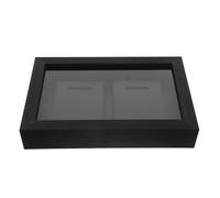 Espositore per medaglie in legno - Scatola portaoggetti con cornice in legno a