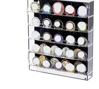 Espositore per medaglie Portamonete in Acrilico Challenge Coin Badge Display Case 45 Shadow Box