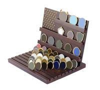 Espositore per monete Challenge - Porta badge in legno | Organizzatore portamonete multistrato per la decorazione domestica di interni Soggiorno Camera da Scrivania da parete | Regalo di archivi