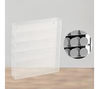 Espositore per monete da sfida, organizer per badge con scatola ombra e