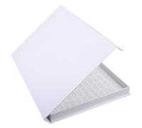 Espositore per Nail Art 120 Colori in Cartone Bianco | Casa e Salone, Pratico e Portatile, Mostra Nail Art, Formato Libro Compatto