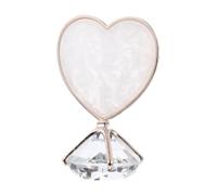 Espositore per Nail Art e Gioielli, Base Cristallo Argento, Uso Misto | Vassoio per Pigmenti e Correttori, Adatto a Casa e Negozio, per Rossetti, Fondotinta e Accessori