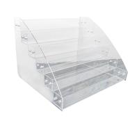 Espositore per occhiali da sole organizer per occhiali da sole in plastica trasparente a 6 strati per contenere 12 paia di
