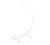 Espositore per palline di Natale con materiale in ferro rivestito nero/bianco (bianco)