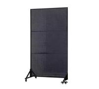 Espositore per pannello forato con sistema a puleggia, organizer da parete per strumenti e arte, torre da pavimento con ganci extra per garage e officina