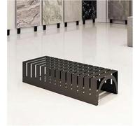 Espositore per piastrelle da pavimento, supporto per campioni da pavimento in legno, supporto per porta campione, espositore per piastrelle da pavimento commerciale (nero, 100 x 28 x 20 cm)