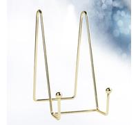 Espositore per piatti da libro in oro rosa Espositore per staffa in ferro