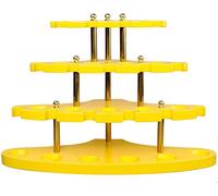 Espositore per Pipe per Tabacco in Legno, Supporto per Pipe in Legno - Supporto per Pipe per Tabacco - a Forma di ventaglio piramidale in Legno di Noce Rastrelliera per Pipe Artigianale Forma squisi