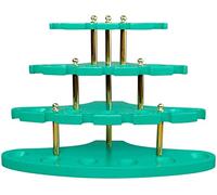 Espositore per Pipe per Tabacco in Legno, Supporto per Pipe in Legno - Supporto per Pipe per Tabacco - a Forma di ventaglio piramidale in Legno di Noce Rastrelliera per Pipe Artigianale Forma squisi