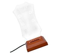 Espositore per plettro in acrilico per chitarra, 7 colori luminosi, supporto per plettro per chitarra elettrica, con base per riporre plettri