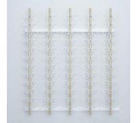 Espositore per Porta Occhiali da Sole in Lega di Alluminio Montato a Parete,Asta di visualizzazione per Occhiali Multipli,Scaffale per Occhiali da Lettura in Metallo per Negozio al Dettaglio