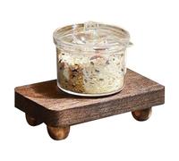 Espositore per profumi - Quadrato, supporto in legno resistente, organizer decorativo per vasi da fiori | Supporto multiuso per decorazioni domestiche per esposizione di negozi di camere da letto di c