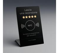 Espositore per Recensioni NFC PVC per aumentare Recensioni su Google, TripAdvisor, Trustpilot e altro | Compatibile con Android e IOS| (3)