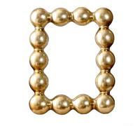 Espositore per ricordi da 20,3 cm in una cornice in resina con accenti di perle costruiti per una maggiore durata e un fascino visivo a casa (oro)