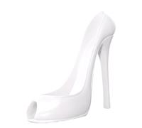 Espositore per scarpe, design con alto, supporto per bottiglie in resina, altezza 20,3 cm, contenitore per vino singolo, organizzatore decorativo sul piano di lavoro, compatto,