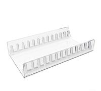 Espositore per scatola di gioco in acrilico per XBOX/ONE, 12 slot desktop organizer, mensola trasparente per accessori console 24,4 x 14,1 cm