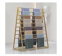 Espositore per sciarpe in metallo double-face, staccabile, 100 x 50 x 146 cm, per sciarpe di seta, asciugamani e tessuti, perfetto per la vendita al dettaglio e l'organizzazione della casa