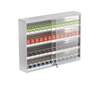 Espositore per Sigarette A Parete，vetrina Automatica Acrilica del Distributore Automatico dello Scaffale della Scatola delle Sigarette di Spinta,Armadio di Stoccaggio Sigarette con Porta Scorrevole