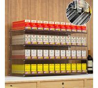 Espositore Per Sigarette Commerciale | Spingisigarette Automatico Espositori Per Negozi | Divisore Porta Fiammiferi Per Negozio Al Dettaglio Del Mercato Scaffali Per Organizer Per Sigarette(Size:32.5x
