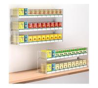 Espositore per Sigarette, espositore in Acrilico Trasparente per Sigarette, espositore da banco per gomme da Masticare e Cosmetici, portasigarette Automatico, Dimensioni: 37,5x28,4x24,5 cm