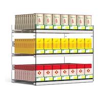 Espositore per sigarette, espositore per spingi sigarette automatico, organizer per armadietto per negozi al dettaglio, a parete o da banco,31.5x28.4x38.5cm