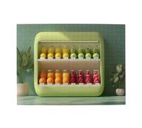 Espositore per succhi di frutta, puzzle orizzontale in legno, 500 pezzi, sviluppa abilità pratiche per rilassarsi e interagire genitore-figlio