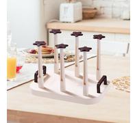 Espositore per Tazze con Base Antiscivolo, Ripiano per Asciugare Le Bottiglie