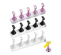 Espositore Per Unghie Artificiali Da 3 Pezzi Base Per Pratica Manicure Accessori Per Manicure In Acrilico Per Supporto Per Unghie