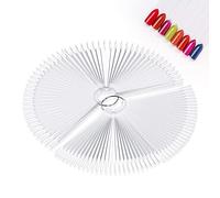 Espositore per unghie da 100 pezzi,punte per unghie display per unghie bastoncini trasparenti per punte per nail art, pratica per nail art per salone di bellezza