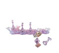 Espositore per unghie Espositore magnetico acrilico for nail art Supporto portatile for unghie a cinque dita a mani libere adatto for la pratica delle in gel fai-da-te(Color08)