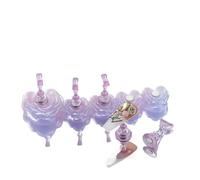 Espositore per unghie Espositore magnetico acrilico for nail art Supporto portatile for unghie a cinque dita a mani libere adatto for la pratica delle in gel fai-da-te(Color04)