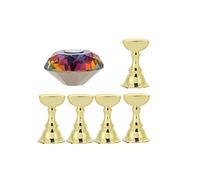 Espositore per unghie finte, supporto base in cristallo con estremità magnetica , per nail art, manicure, strumento fai te e per saloni