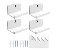 Espositore Per Vinili - Set Di Mensole In Acrilico Trasparente, Supporto Per Organizer Per Album, Portadischi, Mensola A Parete Trasparente Con Design Robusto E Minimalista | Set Espositore Per Oggett