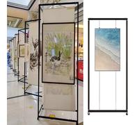 Espositore pieghevole e mobile, supporto per poster regolabile e pieghevole - 60x150 cm, porta insegne e cavalletto artistico per esposizioni pubblicitarie, matrimoni,3pcs-100x250cm/39.4x98.4in