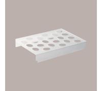 Espositore Plexiglass per Stampi Ghiaccioli Icetube Fruitube Calippo 21 Sedi per Vaschetta Gelato 250x360mm 1 Pezzo