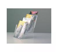 ESPOSITORE PORTA DEPLIANT PUBBLICITA' DA BANCO UFFICIO SCRIVANIA NEGOZIO PDB401