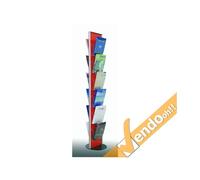 ESPOSITORE PORTA DEPLIANT RIVISTE DA PAVIMENTO UFFICIO NEGOZIO AGENZIA COL002