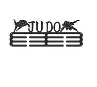 Espositore Porta medaglie for espositore for medaglie Sportive Judo Maschio, Gancio for espositore for Nastro con Montaggio a Parete for Oltre 60 medaglie(Style 01)