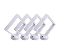 Espositore porta monete effetto galleggiante 3D cornice nera per medaglie e ogge