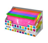 ESPOSITORE PORTA OGGETTI PIANI IN PVC FLUORESCENTE 20PZ