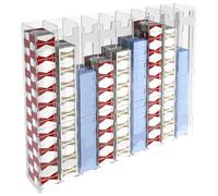 Espositore porta sigarette da parete in plex trasparente per sigarette da 20 - 9 Colonne - Misure: 58 x 11 x H48 cm