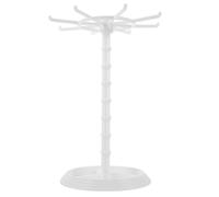 Espositore portachiavi girevole in plastica, portaoggetti da tavolo per