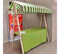 Espositore portatile con baldacchino e tovaglia, perfetto per mercatini delle pulci, eventi di vendita al dettaglio e cabine al dettaglio