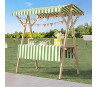 Espositore portatile, verde 150 in legno leggero pieghevole per bancarella del mercato notturno, mobile per mobili da esterno per carrello per auto, espositore mobile promozionale