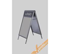 ESPOSITORE PUBBLICITARIO DA PAVIMENTO A CAVALLETTO DA ESTERNO INTERNO CRBF03