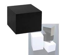 Espositore Quadrato, Espositore For Decorazioni For Eventi, Base For Piattaforma For Negozi Di Abiti Da Sposa, For Espositori Gioielli Con Manichini, Boutique For La Casa(Black,30x30cm/11.8x11.8in)