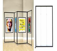 Espositore regolabile multiplo con ganci per pannello artistico, espositore pubblicitario, cavalletto per pittura per matrimoni e gallerie (8 pezzi, 80 x 180 cm)