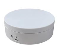 Espositore rotante motorizzato Giradischi elettrico regolabile per prodotti fotografici Spettacoli Orologio Supporto duraturo Giradischi a velocità regolabile Piattaforma automatica